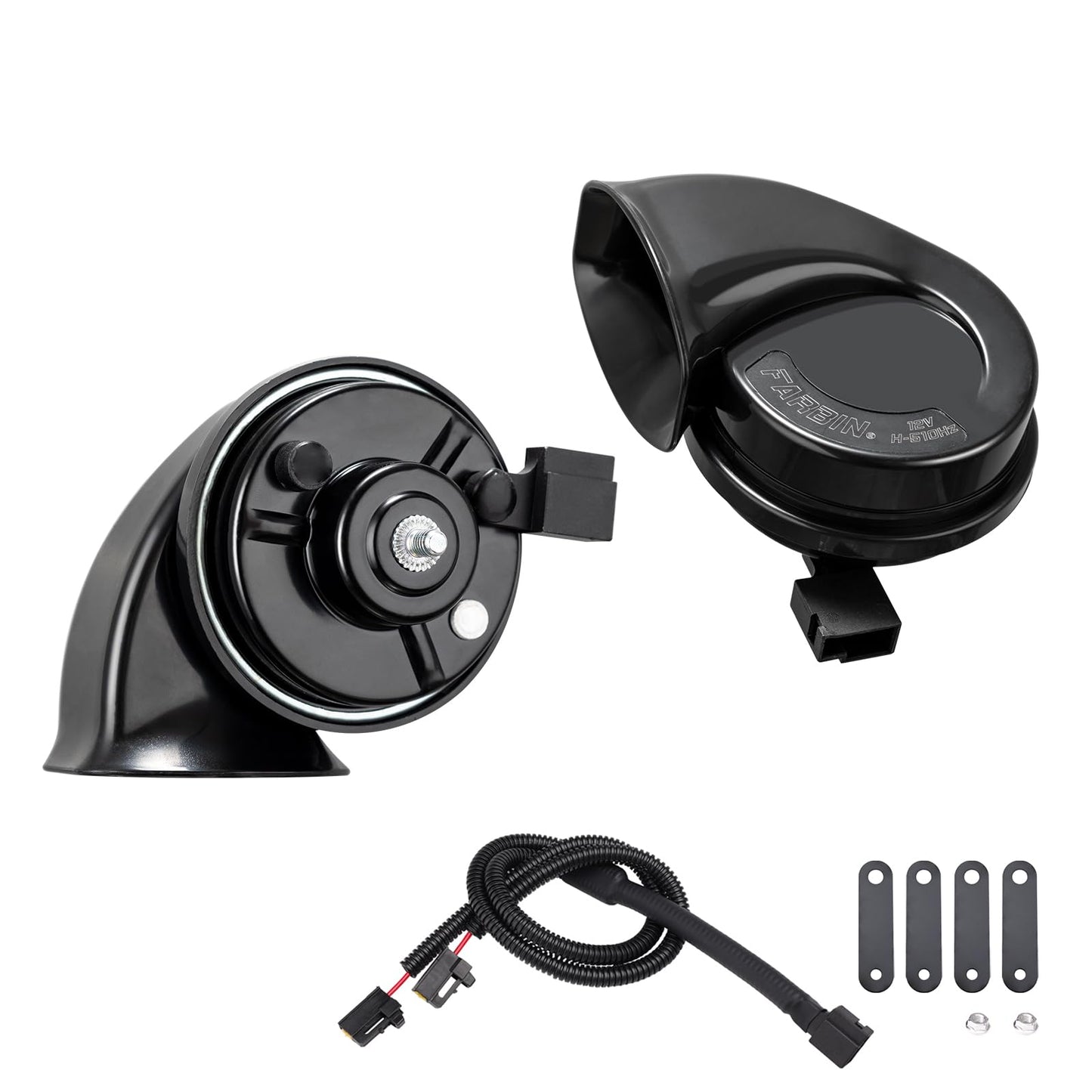 FARBIN Car Horn for Toyota Lexus, 12V Waterproof Auto Horns with 1 to 2 Horn Plug for Toyota (Fit for Toyota with 1 to 2 Converter Wiring)
