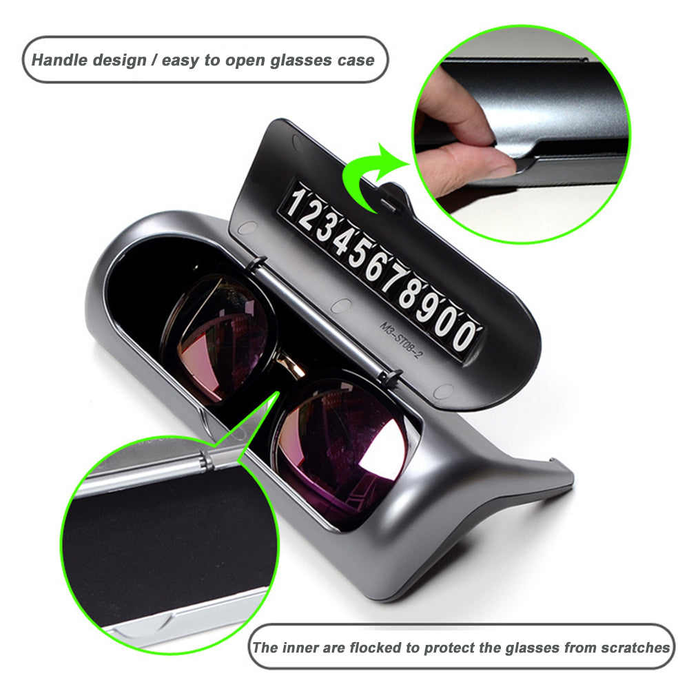 FARBIN Dedicated Glasses Storage Box Car Glasses For Tesla Model 3/Y Car Accessories Accessory Interior Storage Box