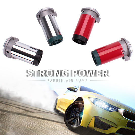 FARBIN Mini Air Compressor 12V/24V for Air Horns Super Loud Trumpet Replacement Air Pump Car Horn Accessories Compressor