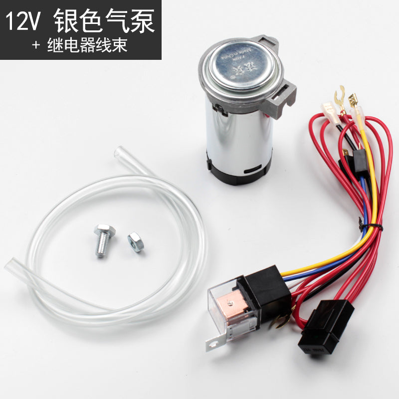 FARBIN Mini Air Compressor 12V/24V for Air Horns Super Loud Trumpet Replacement Air Pump Car Horn Accessories Compressor