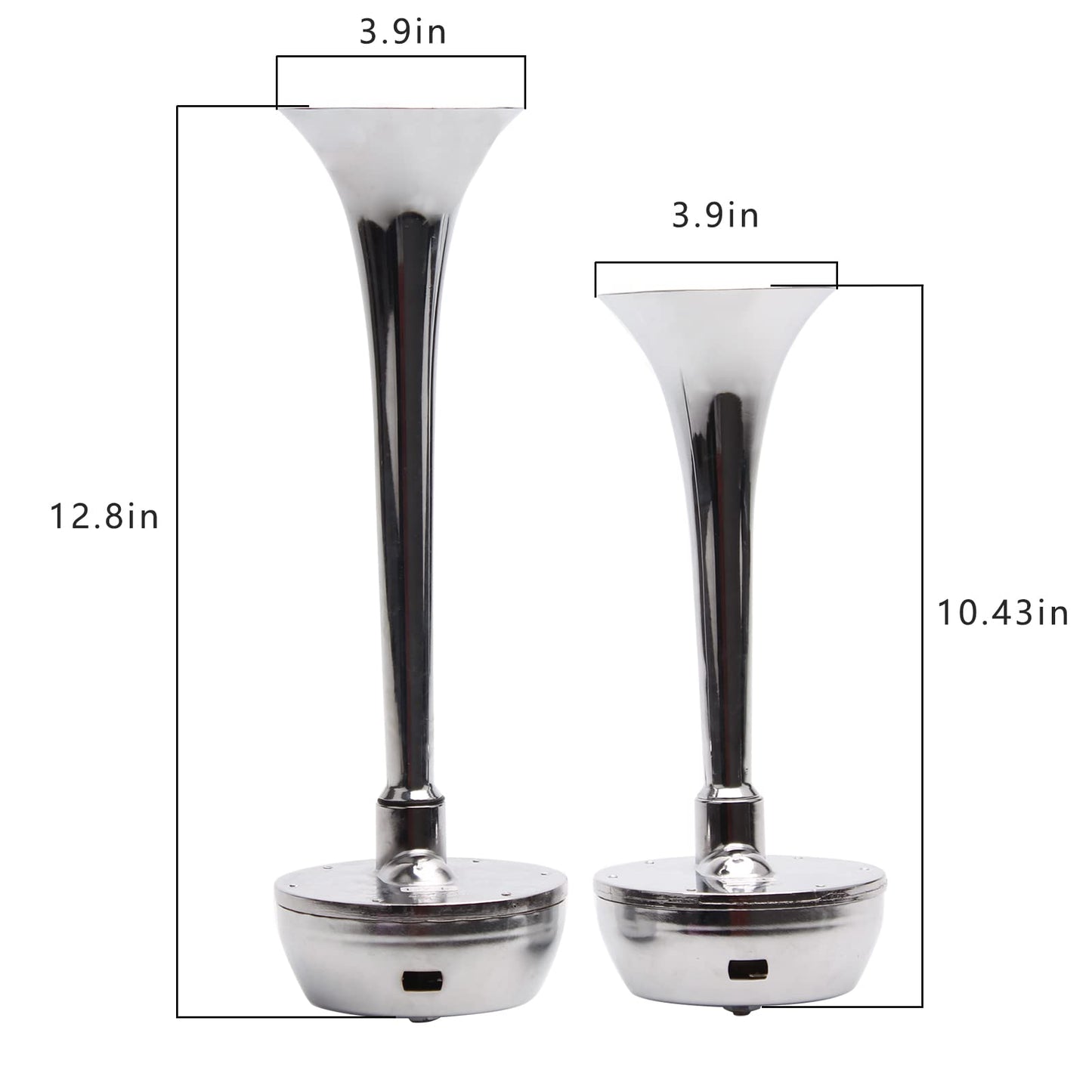 FARBIN Train Horn Kit 12V Car Horn Loud Truck Horns Universal Dual Trumpet Air Horns with Bracket and Relay for Car Motorcycle Pickup Truck Boat