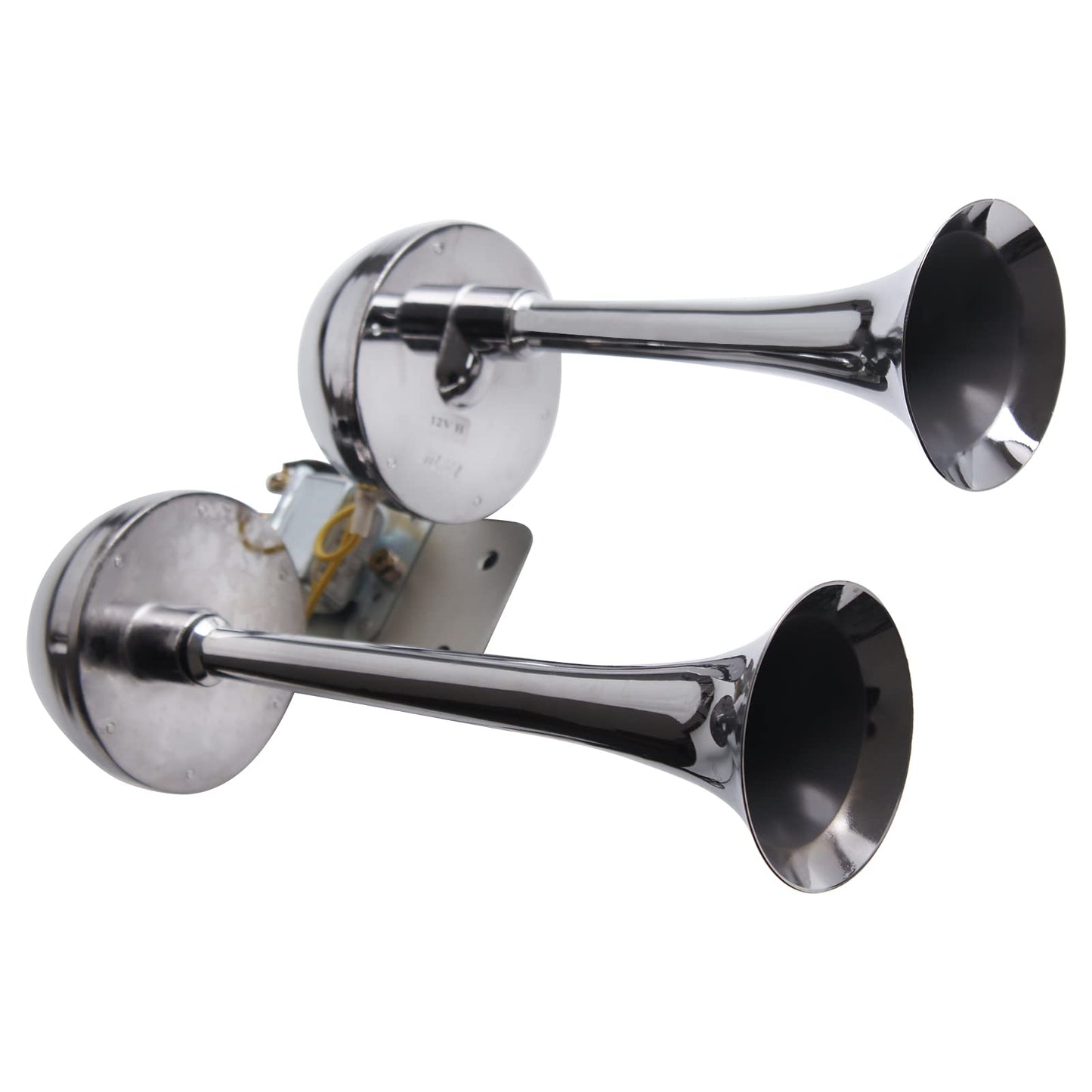 FARBIN Train Horn Kit 12V Car Horn Loud Truck Horns Universal Dual Trumpet Air Horns with Bracket and Relay for Car Motorcycle Pickup Truck Boat