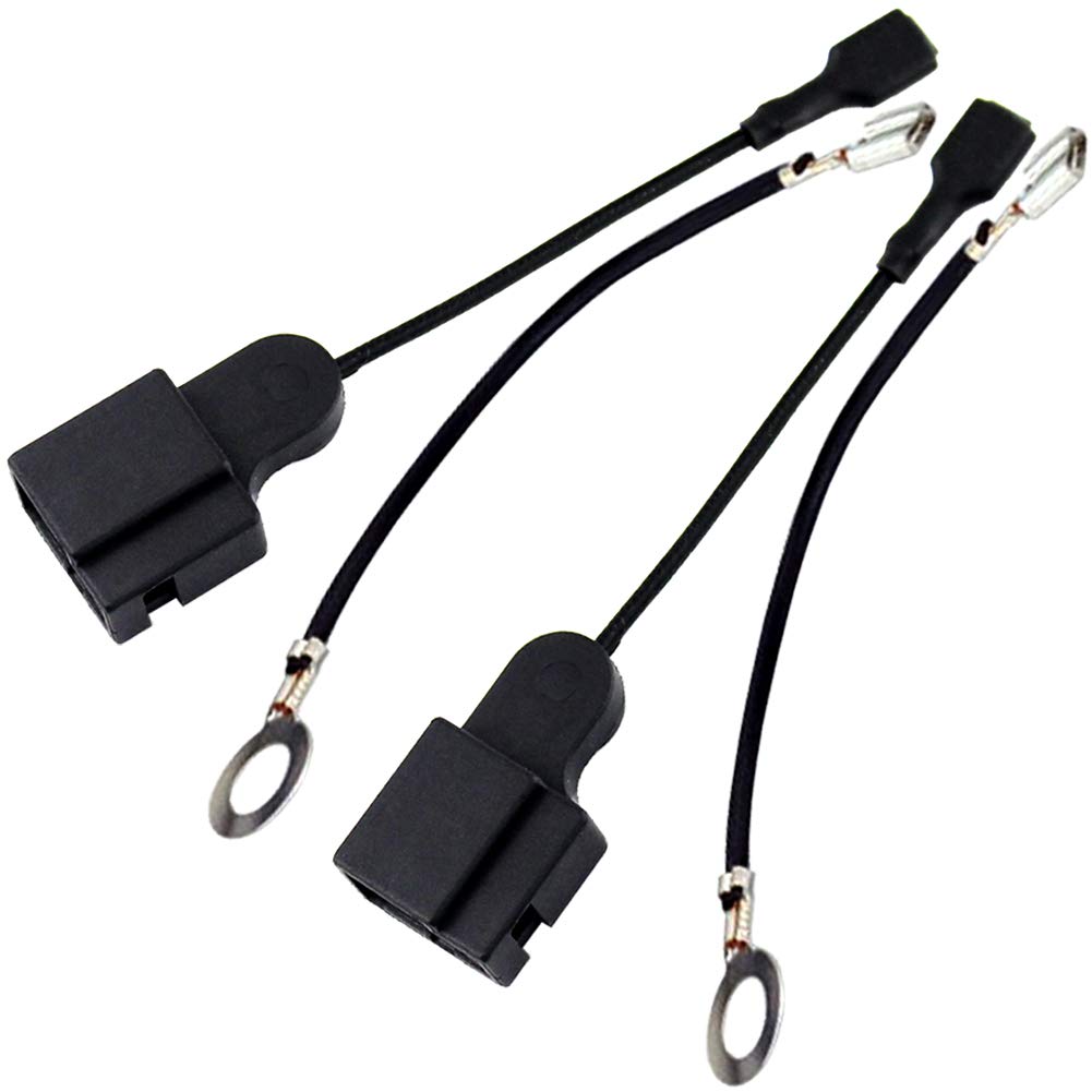 FARBIN 2PCS Car Horn Special Plug Compatible with cars Adapter Wiring Harness Pigtail Socket Car Horn Connector Harnesses Cable(US Delivery）