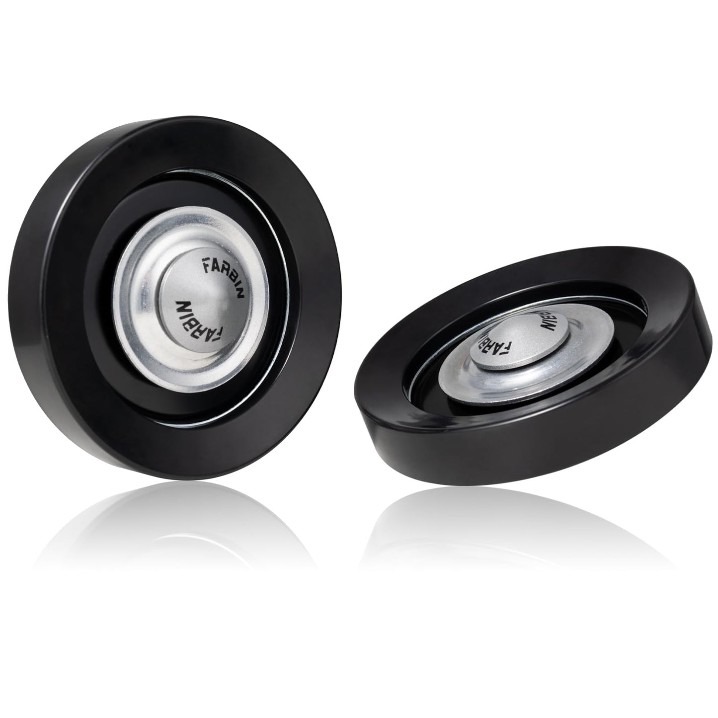 FARBIN Car Horn Loud 12V High/Low Tone Super Loud Waterproof Motorcycle Horn for Trucks Pickups SUV (Black)
