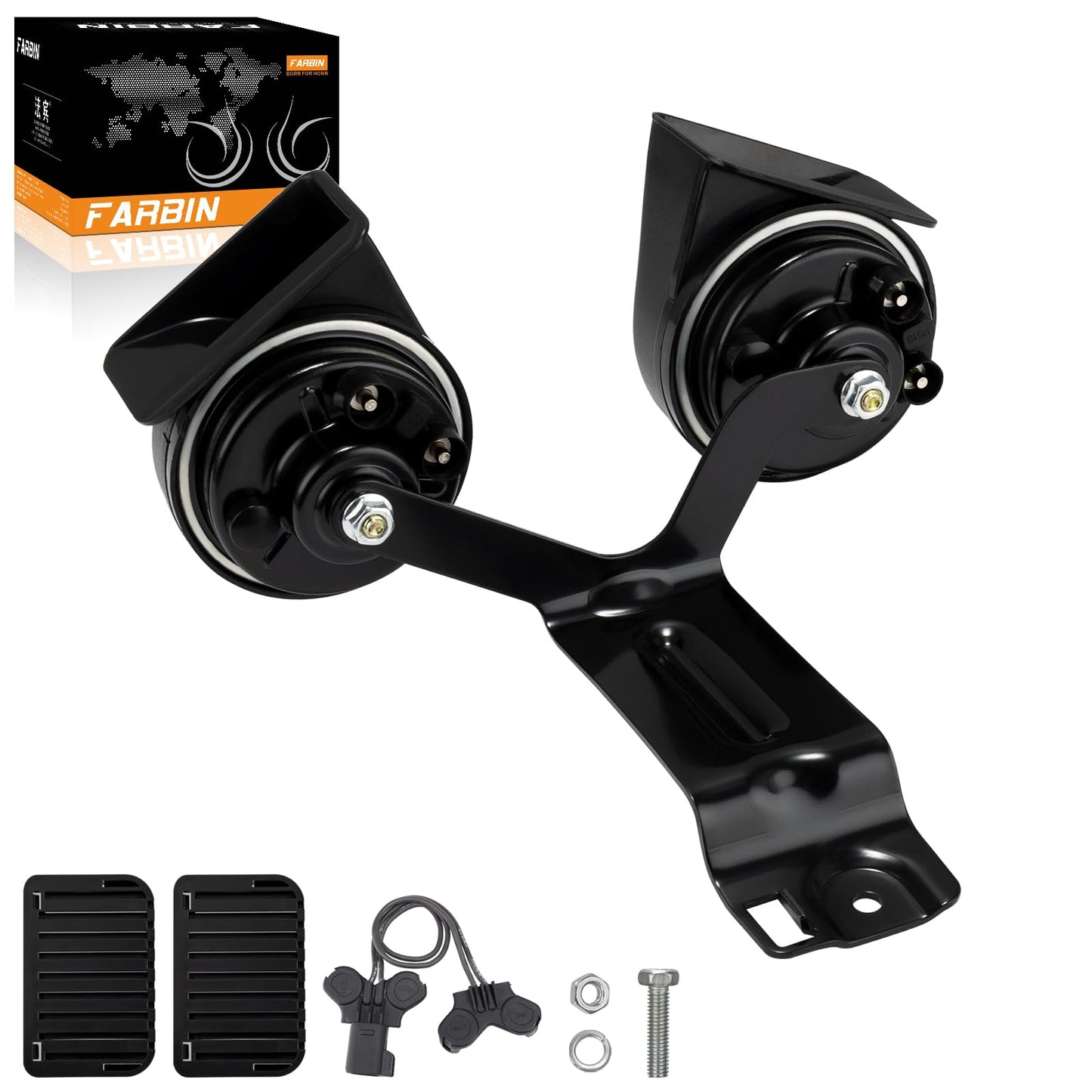 FARBIN Car Horn for Ford Explorer 2016 2017 2018 2019, Horn Assembly with Bracket GB5Z-13832-A (for Ford Explorer 2016-2019)