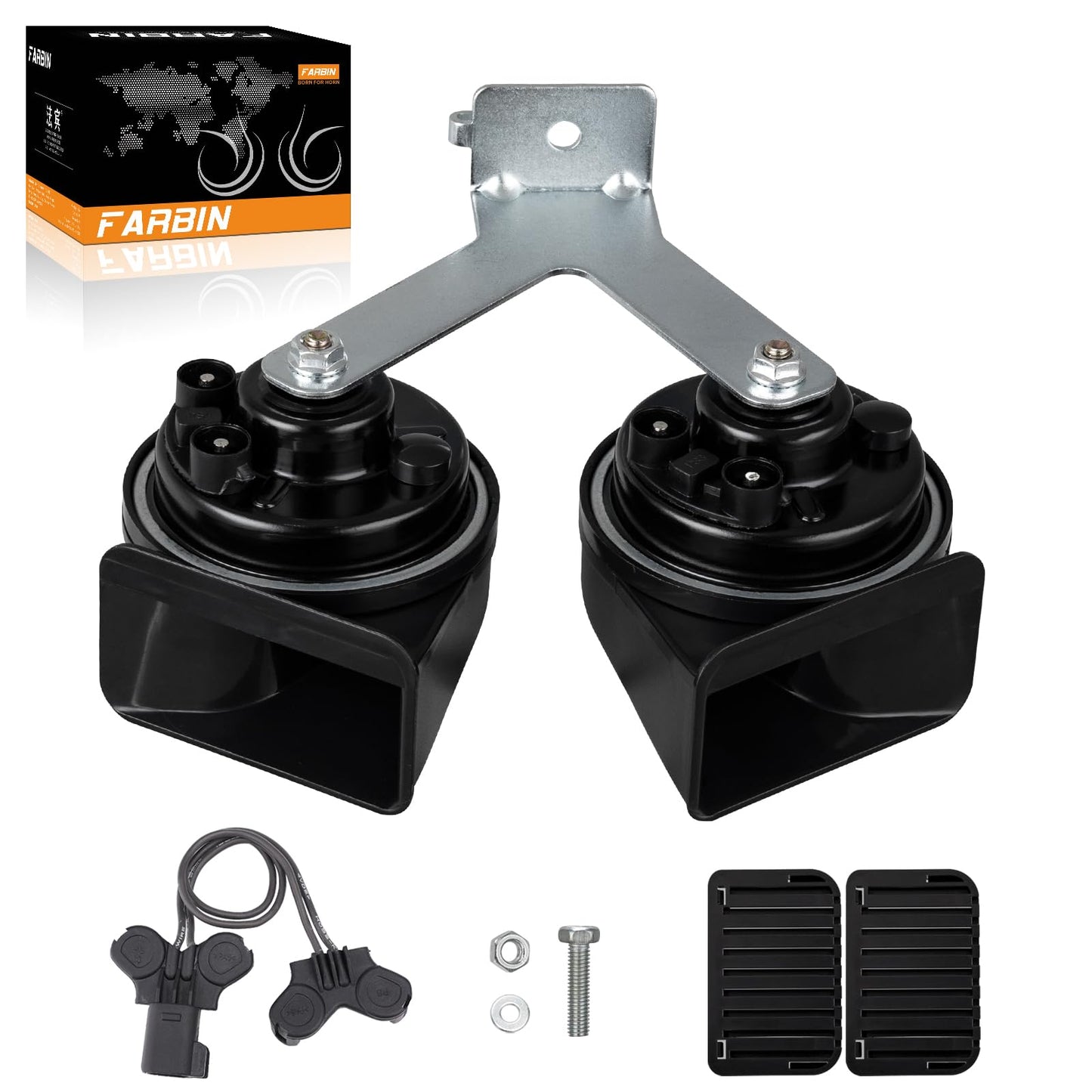 FARBIN Horn Replacement for 2007-2014 Ford Edge, 2007-2015 Lincoln MKX BT4Z-13832-B (for Ford Edge 2007-2014)