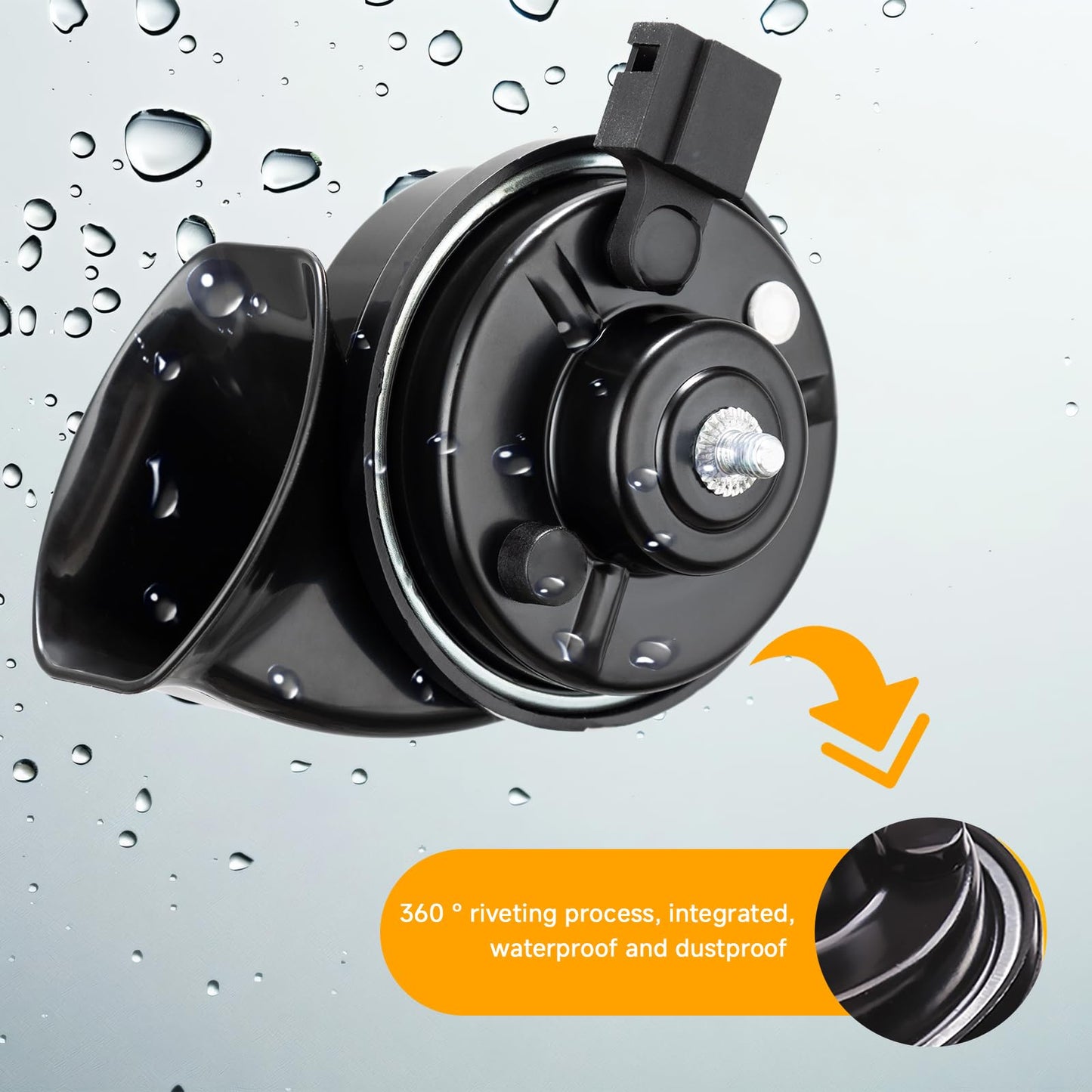 FARBIN Car Horn for Toyota Lexus, 12V Waterproof Auto Horns with 1 to 2 Horn Plug for Toyota (Fit for Toyota with 1 to 2 Converter Wiring)