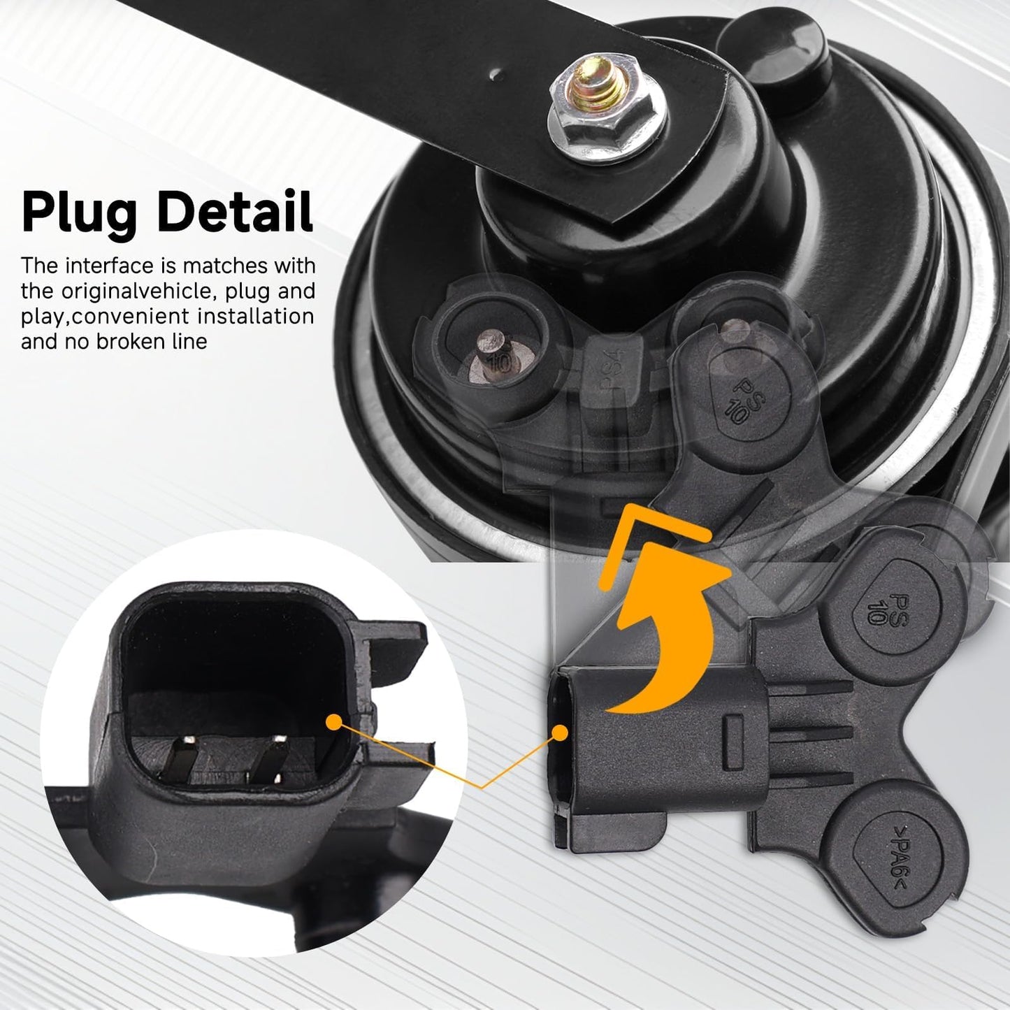 FARBIN Car Horn for 2015-2022 Ford F150, 2018-2022 Ford Expedition with Bracket FL3Z-13832-C FL3Z-13832-B FL3Z-13832-A (for Ford F150 2015-2022 A)
