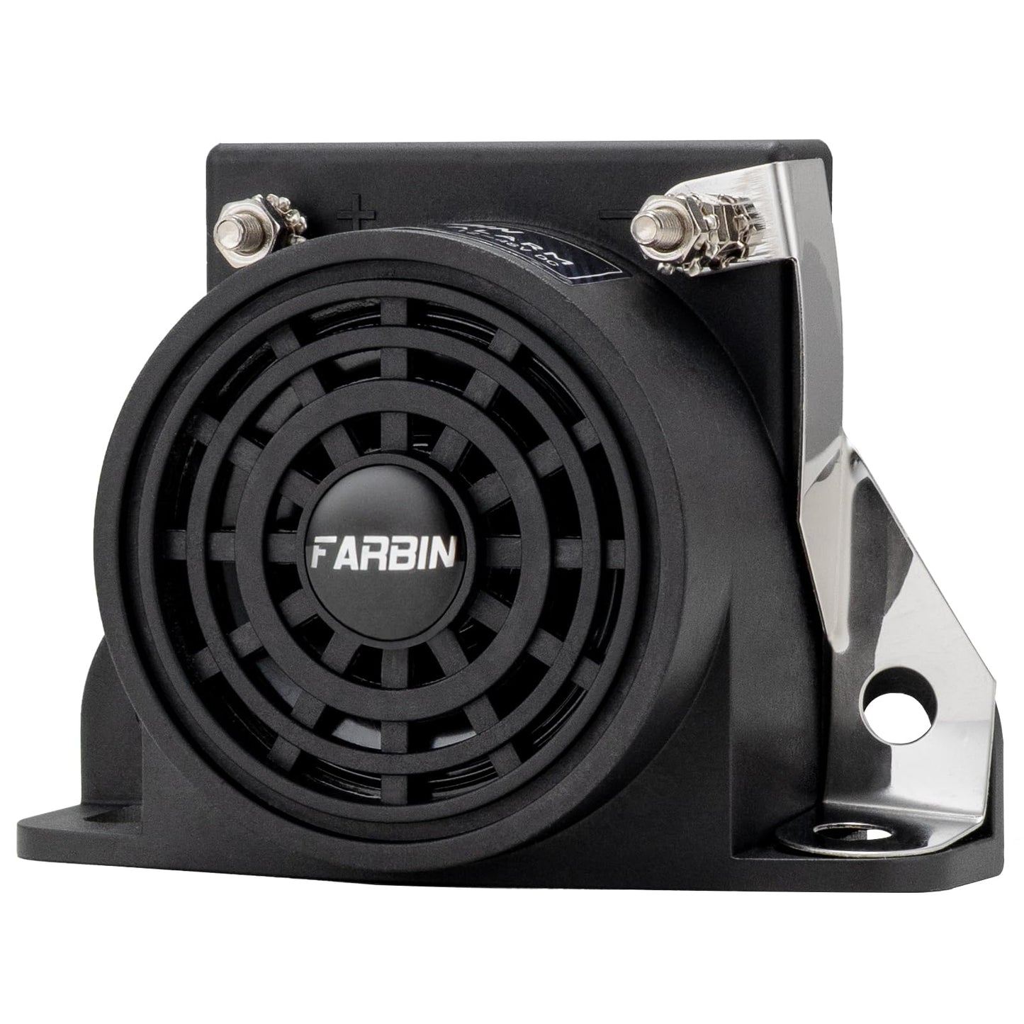 FARBIN Truck Back-up Alarm 105dB 12V-48V Car Reverse Horn BIBI Buzzer Warning Siren Waterproof Industrial Heavy-Duty Backup (Circular 5pcs)
