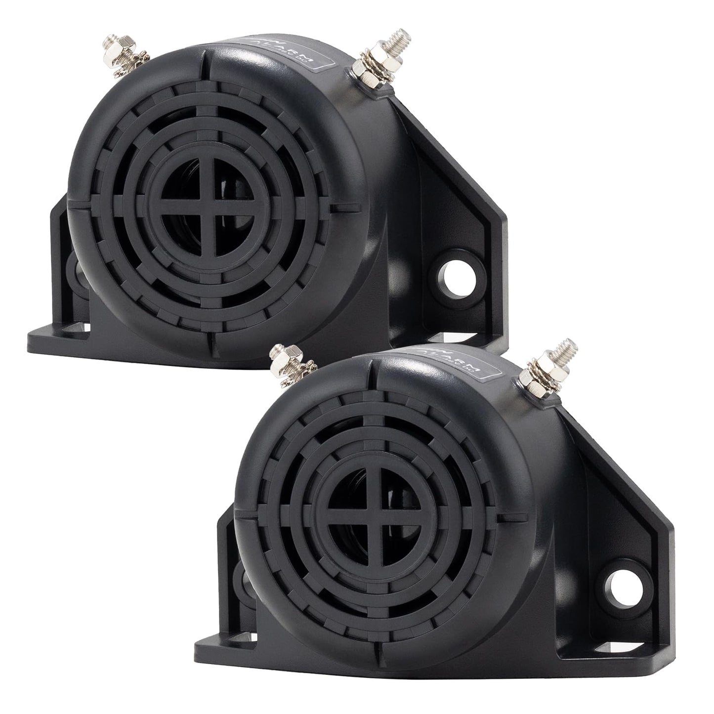 FARBIN Truck Back-up Alarm 105dB 12V-48V Car Reverse Horn BIBI Buzzer Warning Siren Waterproof Industrial Heavy-Duty Backup (Circular 5pcs)