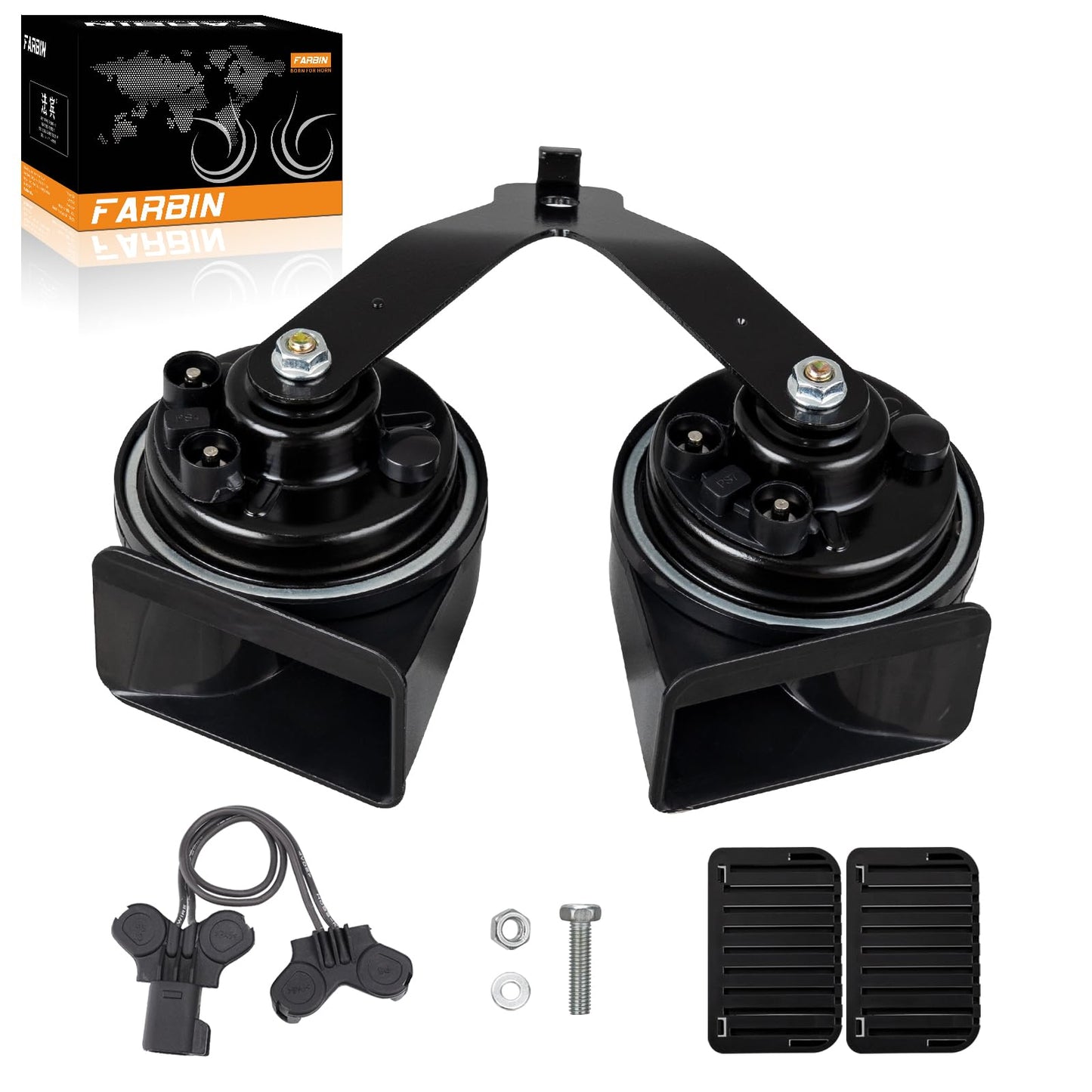 FARBIN Car Horn for 2015-2022 Ford F150, 2018-2022 Ford Expedition with Bracket FL3Z-13832-C FL3Z-13832-B FL3Z-13832-A (for Ford F150 2015-2022 A)