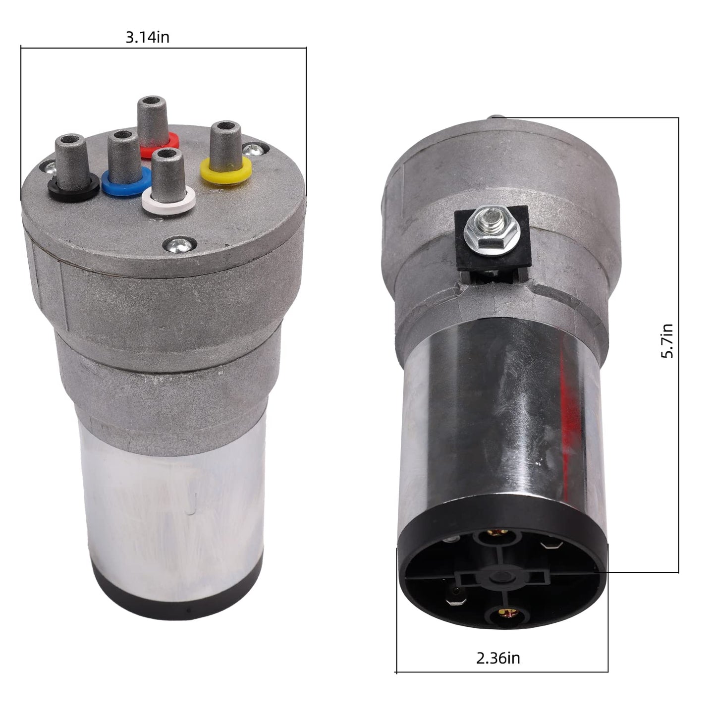 FARBIN Musical Air Horns Plays Dixieland Melody Music Horn Dixie Air Horn Multi-frequency Sound Five Trumpet Dixie Truck Horn with Compressor for Any Vehicle (DIXLAND Musical Horns)