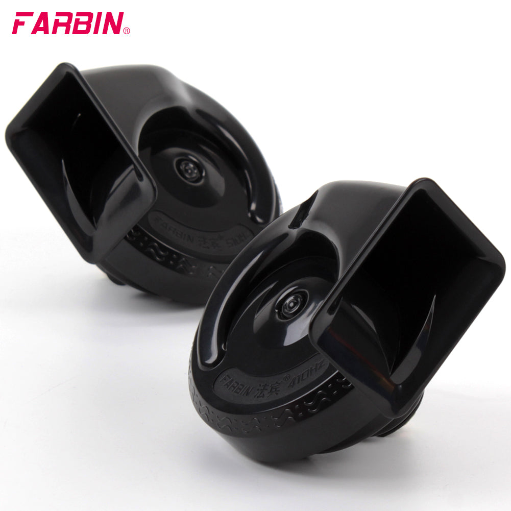 FARBIN Car Horn for Truck Motorcycle High/Low Tone Super Loud Horn 12v Waterproof Electric Horn