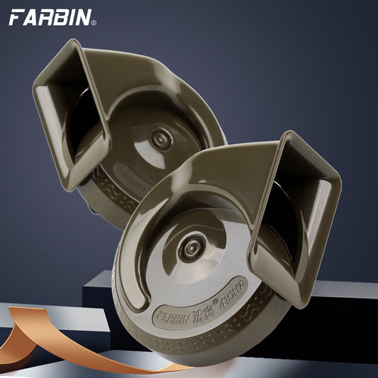 FARBIN Car Horn for Truck Motorcycle High/Low Tone Super Loud Horn 12v Waterproof Electric Horn