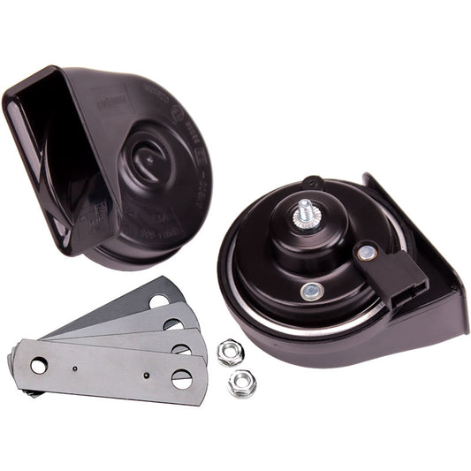 FARBIN Special Interface Auto Horn Compatible with cars 12V Car Horn Loud with Protective Grill Dual-Tone Electric Snail Horn Waterproof and Dustproof with Cover…