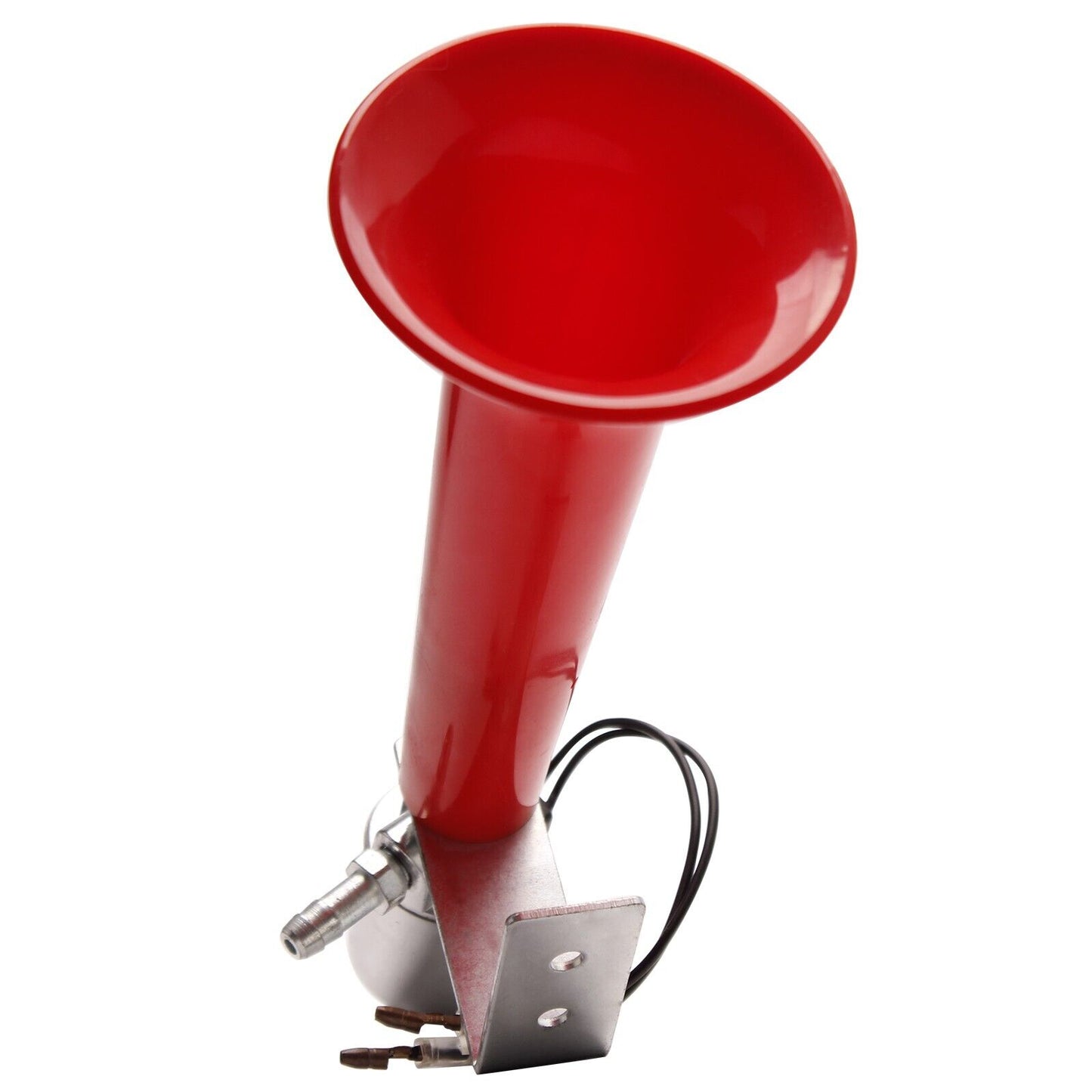 Air Horn 180DB Superloud Air Pressure Whistle Horn Red for DC12V/24V Boat Yacht